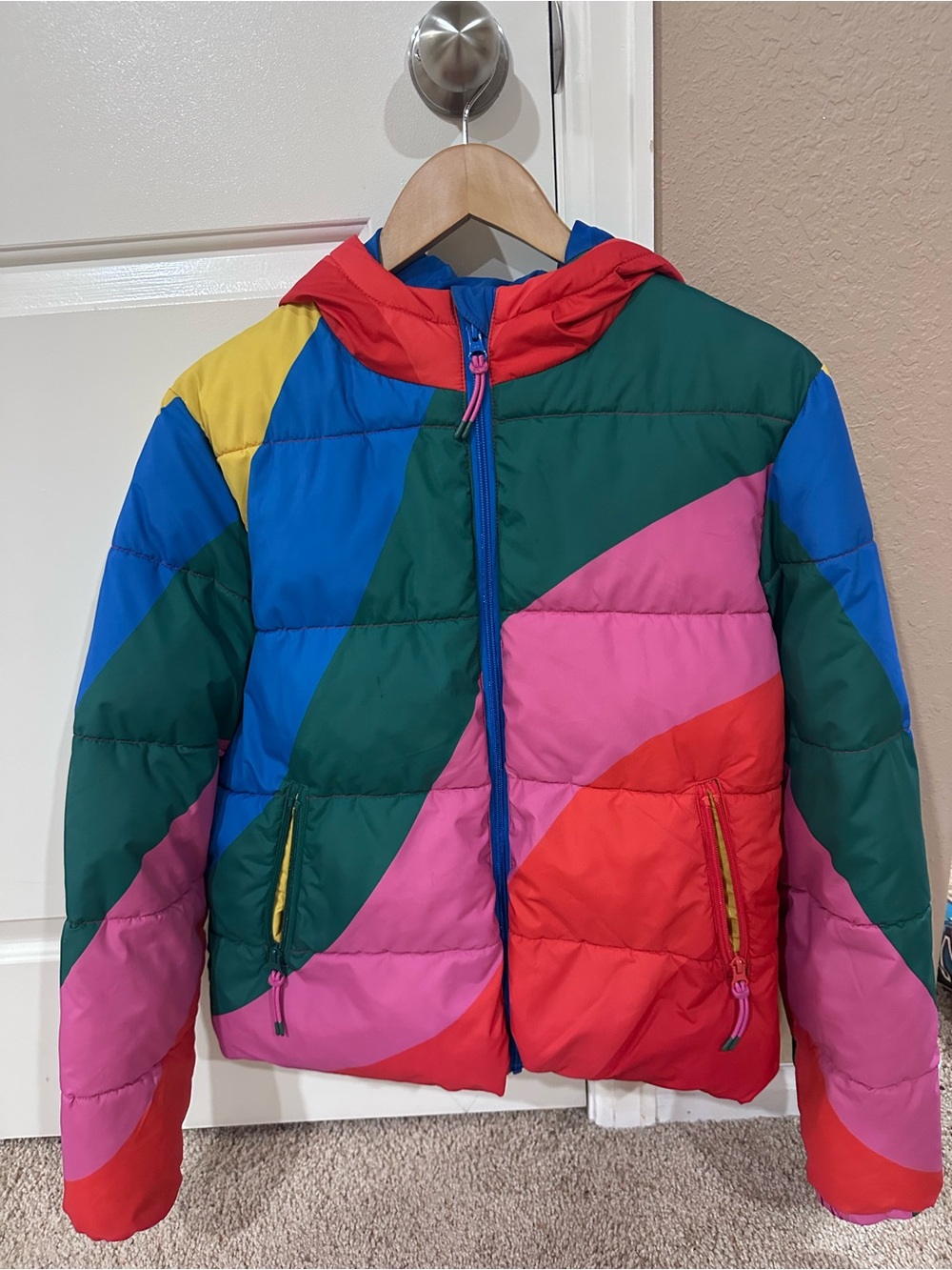 Boden Hooded puffer coat - Size 4 - Picture 6 of 16